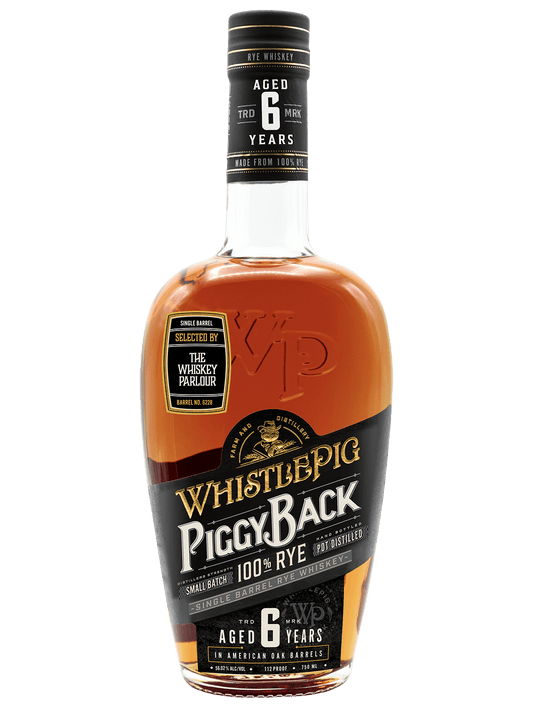 PiggyBack Single Barrel Rye - The Whiskey Parlour
